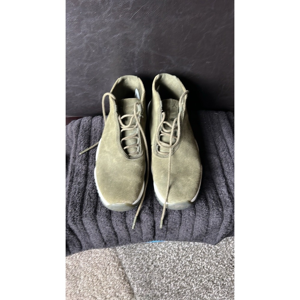 Nike Air Jordan Future Olive Canvas Trainers Shoes AR0726-300 Women's Size 8.5
